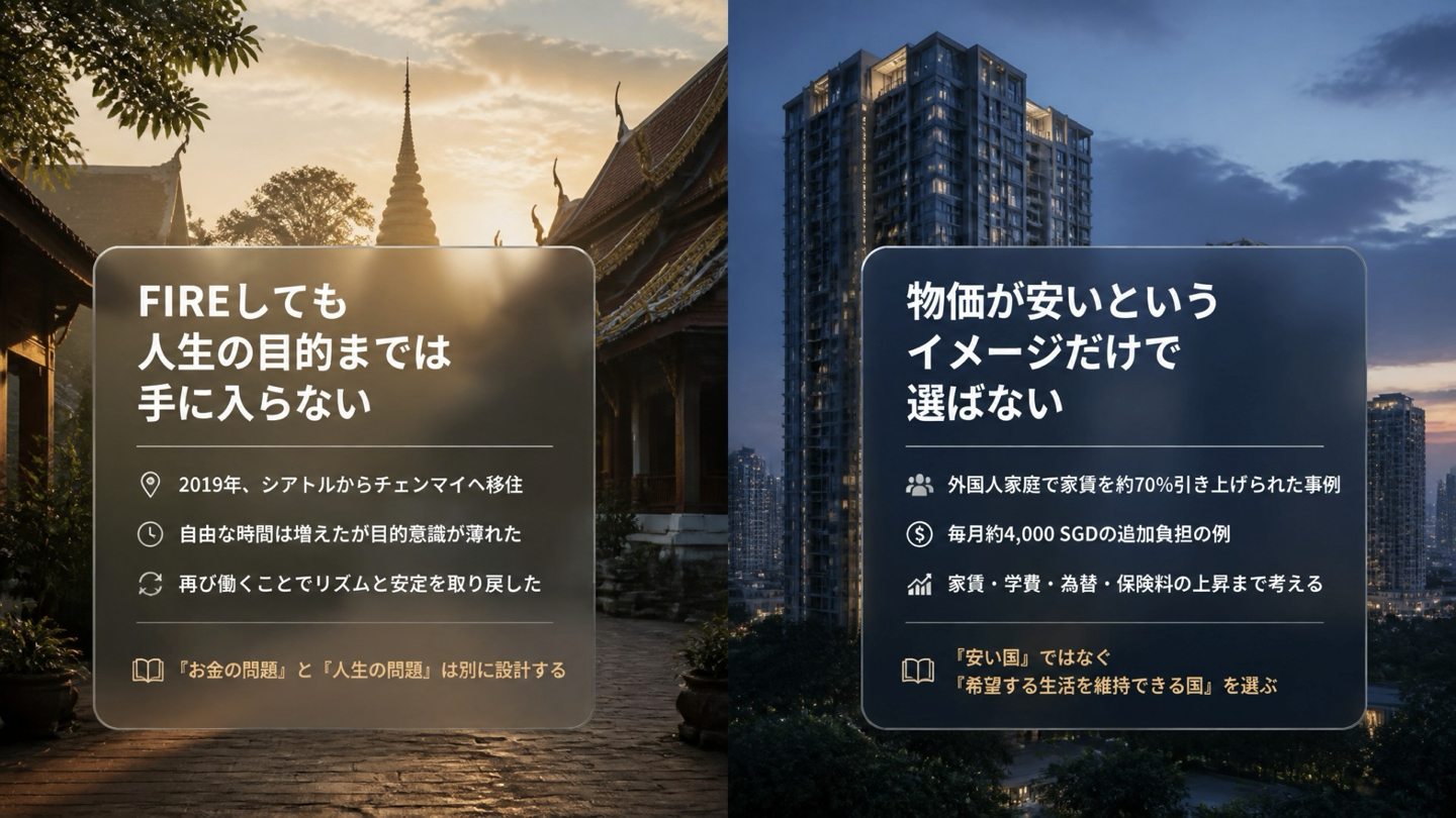 FIRE後の目的と将来の生活費に関する失敗例